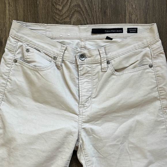 Beige Calvin Klein pants size 29/8 petite - Picture 2 of 11